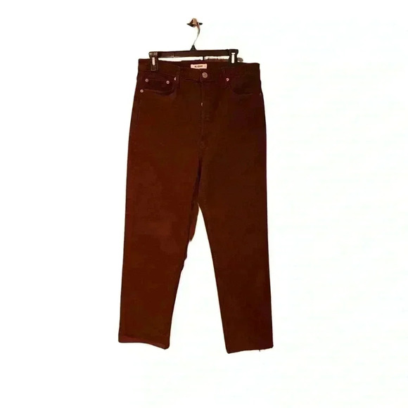 NEW Re/Done Jeans 70s Ultra High Rise Stove Pipe Washed Plum - Picture 5 of 13